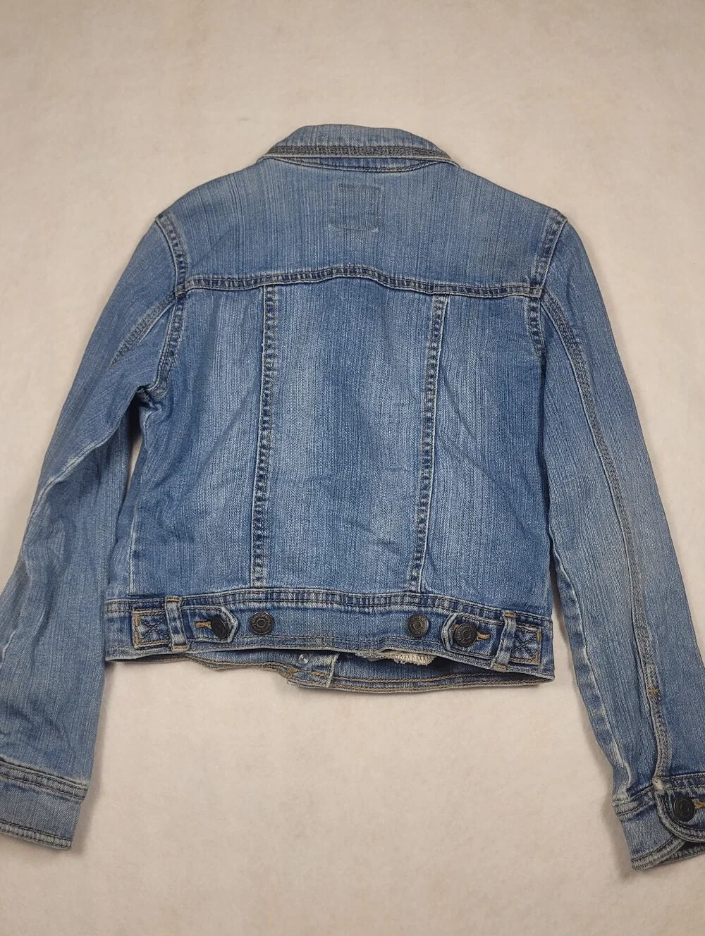 Old Navy Kids Medium Wash Denim Jacket Girls Sz Medium